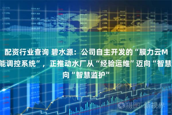 配资行业查询 碧水源：公司自主开发的“膜力云MBR智能调控系统”，正推动水厂从“经验运维”迈向“智慧监护”